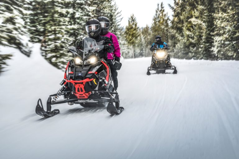 Snowmobile in New Hampshire